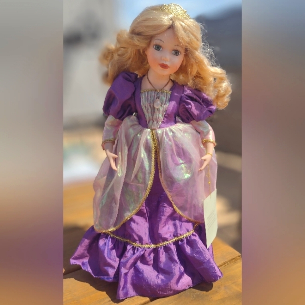 Cinderella Princess Porcelain Doll